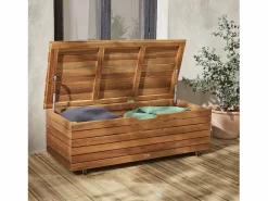 Sweeek Baúl De Jardín|Baúl de jardín de madera, 110l marrón