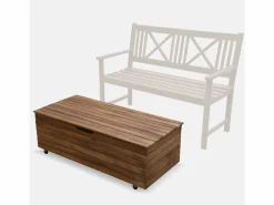 Sweeek Baúl De Jardín|Baúl de jardín de madera, 110l marrón
