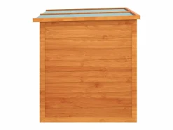 Baúl de jardín de madera 126x72x72 cm^vidaxl Hot