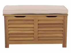 Baúl de jardín en madera de acacia, 63l natural^Sweeek Hot