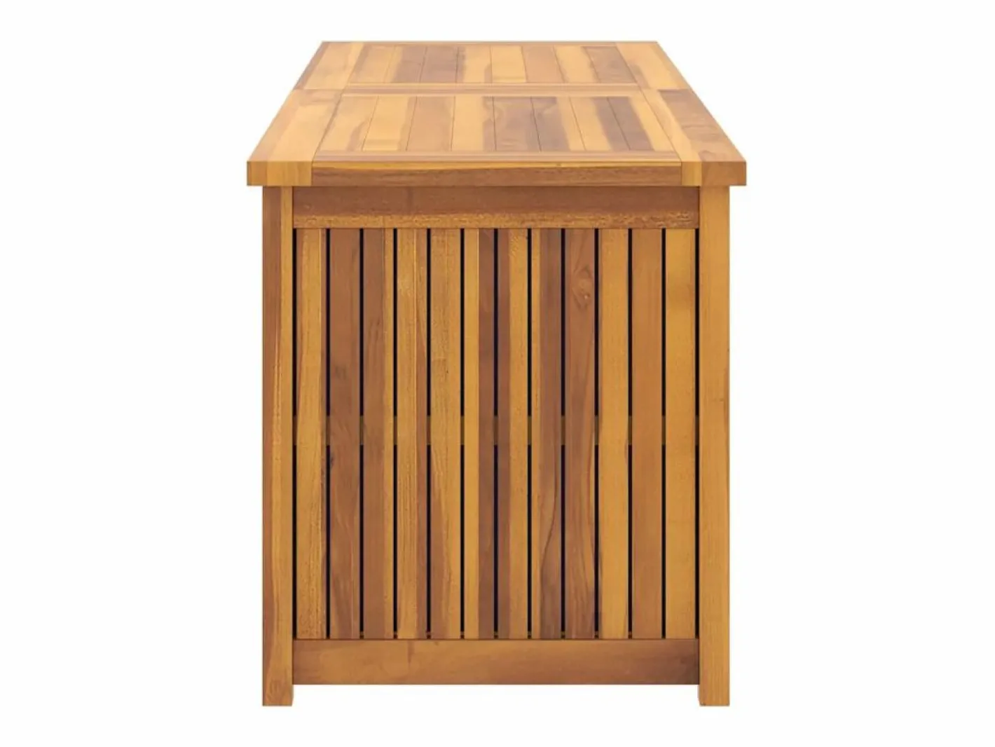 vidaxl Baúl De Jardín|Baúl de jardín madera maciza de teca 150x50x55 cm