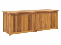 vidaxl Baúl De Jardín|Baúl de jardín madera maciza de teca 150x50x55 cm