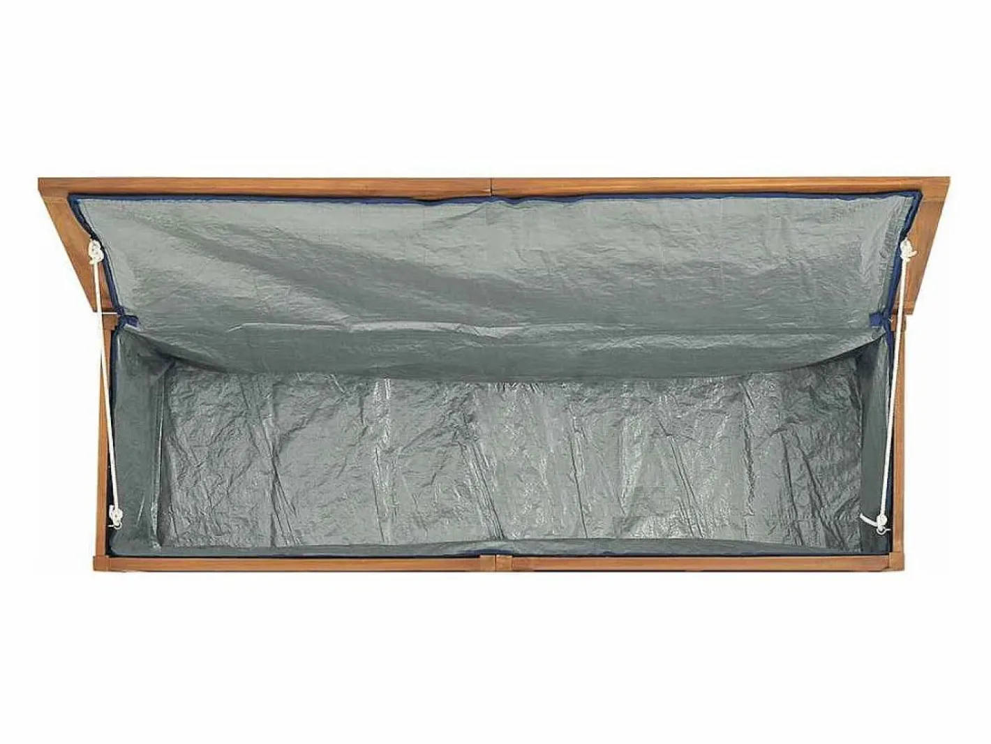 vidaxl Baúl De Jardín|Baúl de jardín madera maciza de teca 150x50x55 cm