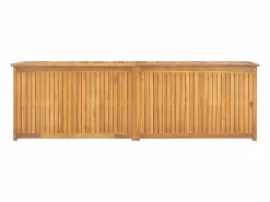 Baúl de jardín madera maciza de teca 175x50x55 cm^vidaxl Outlet