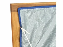 Baúl de jardín madera maciza de teca 175x50x55 cm^vidaxl Outlet