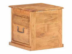 vidaxl Baúl Y Arcón|Baúl de madera maciza de acacia 40x40x40 cm