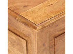 vidaxl Baúl Y Arcón|Baúl de madera maciza de acacia 40x40x40 cm