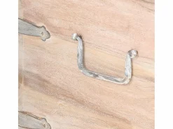 Baúl de madera maciza de acacia 40x40x40 cm^vidaxl Best