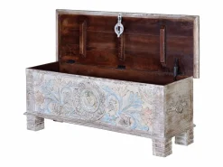 Giner y colomer Baúl de madera mango tonos pastel Multicolor Online