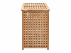 Cesto De Ropa|Baúl de ropa 87,5x46x67 cm Madera maciza de nogal