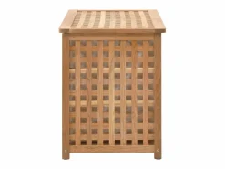Baúl de ropa 77,5x37,5x46,5 cm Madera maciza de nogal Marru00f3n Discount