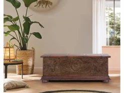 Giner y colomer Baúl Y Arcón|Accesorios De Almacenaje|Baúl madera de mango marron bicolor