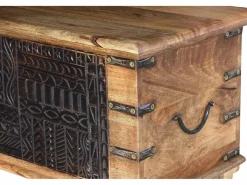 Giner y colomer Baúl madera de mango y detalles oscuros Marru00f3n Best