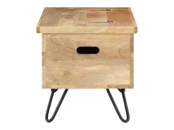 Baúl madera maciza de mango 90x40x45 cm^vidaxl Clearance