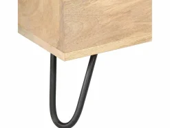 Baúl madera maciza de mango 90x40x45 cm^vidaxl Clearance