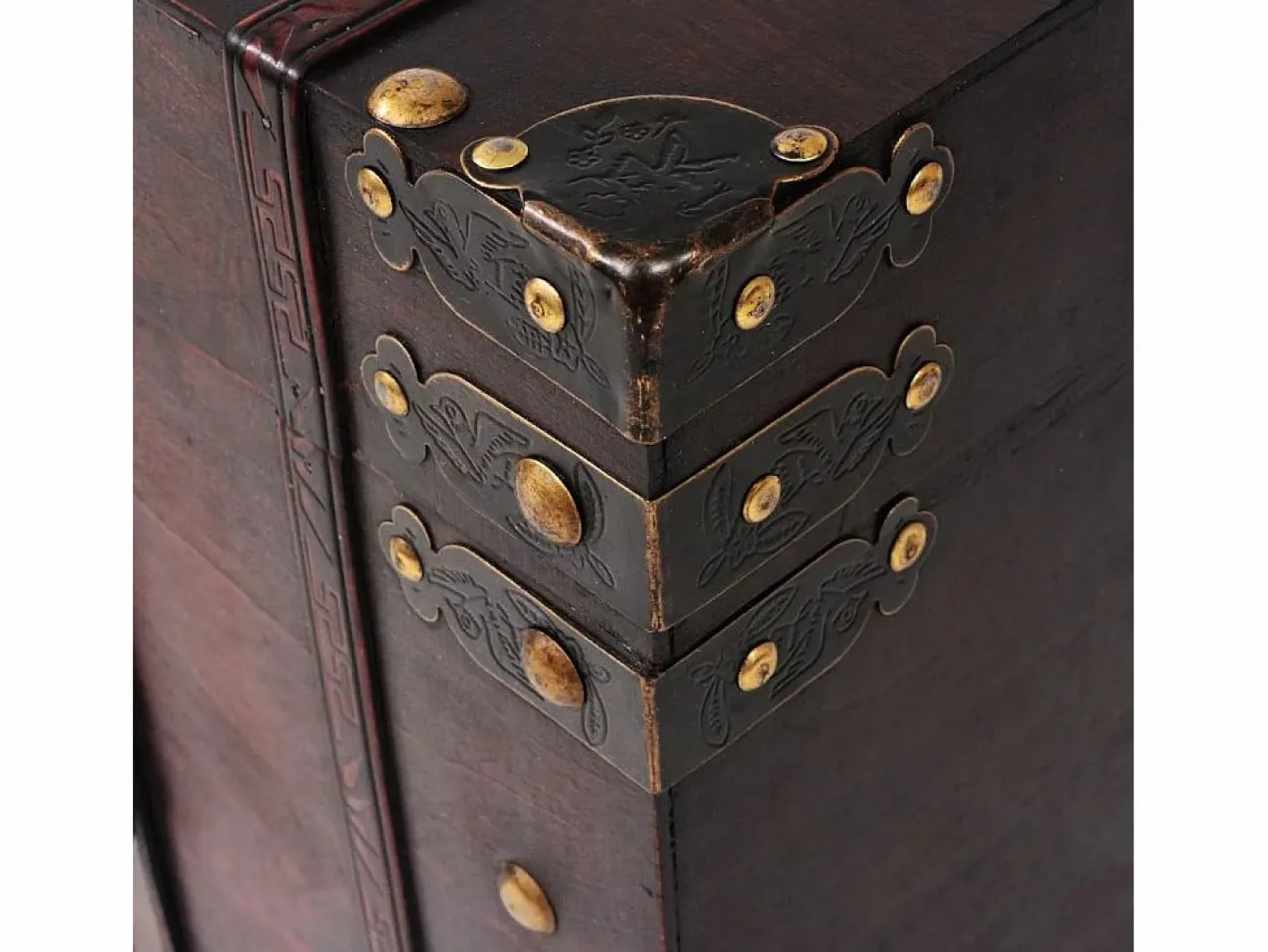 vidaxl Baúl Y Arcón|Accesorios De Almacenaje|Baúl vintage de madera 66x38x40 cm