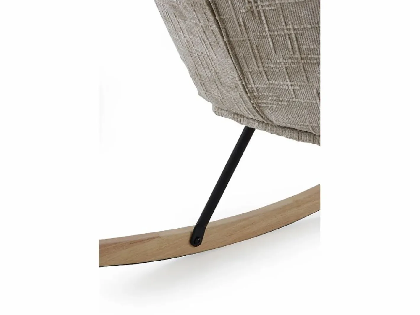 Sillón|Sillón Balancín|Balancín tapizado en chenilla marrón