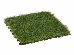 Baldosas de césped artificial 22 uds 30x30 cm ES228532 Verde New