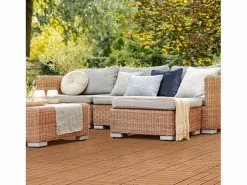 Baldosas de WPC 30x30 cm - 33 unid. por 3m²^ECD Germany New