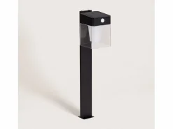 Baliza de Pie Exterior Solar LED 1,5W 46cm Aluminio con Sensor de Movimiento Efren Square^Ledkia Sale