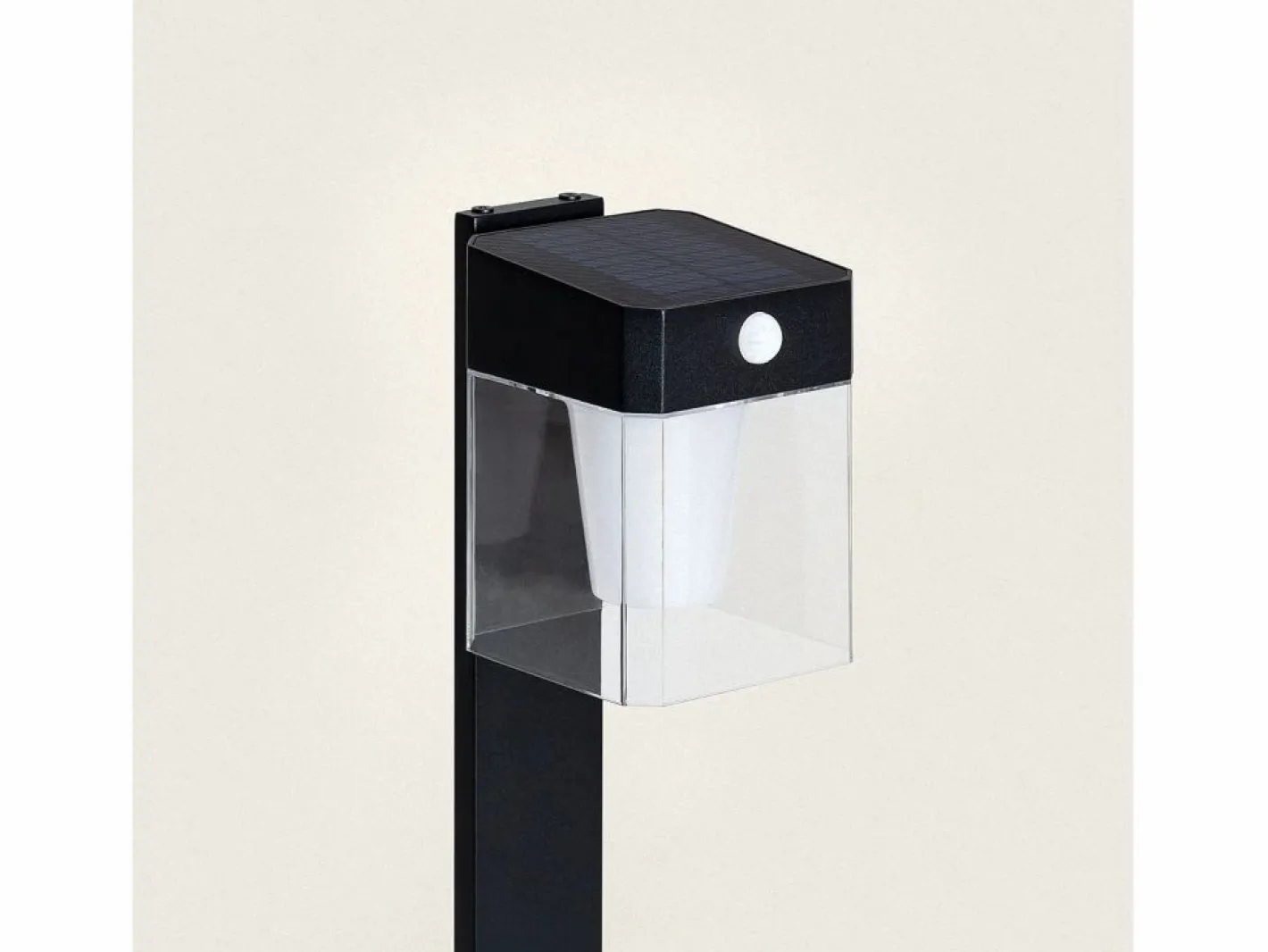 Baliza de Pie Exterior Solar LED 1,5W 46cm Aluminio con Sensor de Movimiento Efren Square^Ledkia Sale