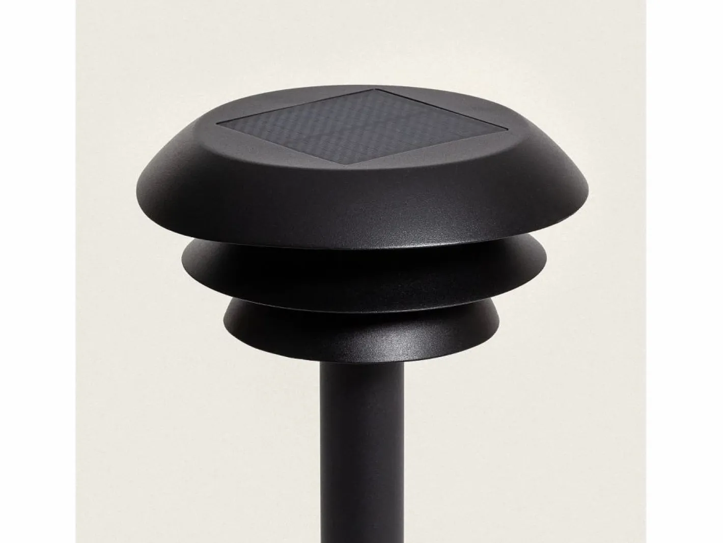 Ledkia Energía Solar|Baliza de Pie Exterior Solar LED 1,5W 50cm Acero Inoxidable Biel