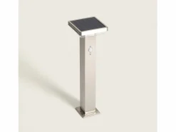 Baliza de Pie Exterior Solar LED 5W 50cm Acero Inoxidable con Sensor de Movimiento Barton Square^Ledkia Outlet
