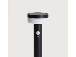 Ledkia Energía Solar|Baliza de Pie Exterior Solar LED 1,5W 50cm Acero Inoxidable con Sensor de Movimiento Ashier