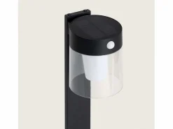 Ledkia Energía Solar|Baliza de Pie Exterior Solar LED 1,5W 46cm Aluminio con Sensor de Movimiento Efren