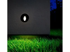 Ledkia Iluminación Exterior|Baliza Exterior LED 3W Empotrable Pared Circular Boiler 4000K Blanco Neutro