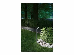 Baliza LED de jardín Path - 12 W, IP65, 1050 lm, 60 cm de altura, 3000 K, aluminio pintado, color claro - Perenz^ Outlet
