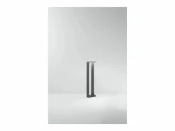 Iluminación Exterior|Baliza LED de jardín Quad - 10W, IP65, 800lm, 60cm de altura, 3000K, aluminio pintado, color antracita - Perenz