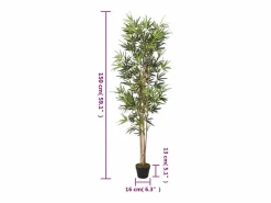 Planta Artificial|Bambú artificial 828 hojas 150 cm