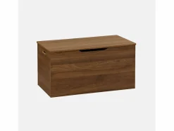 Banco arcón, final de cama con efecto de madera de nogal nogal^Sweeek Sale