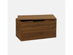Banco arcón, final de cama con efecto de madera de nogal nogal^Sweeek Sale