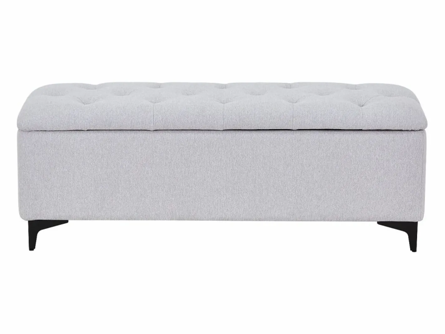 Vente-unique Banco baúl de tela y color - SABILO Beige Best