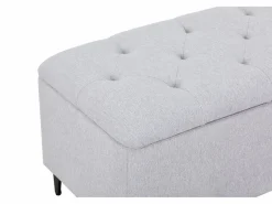 Vente-unique Banco baúl de tela y color - SABILO Beige Best
