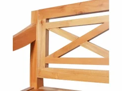 Banco Batavia madera de caoba marrón claro 123 cm^vidaxl Online