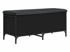 vidaxl Banco Y Pie De Cama|Banco Y Pie De Cama|Banco con almacenaje madera de ingeniería 102x42x45 cm