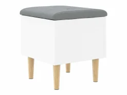 Banco con almacenaje madera de ingeniería 42x42x46 cm^vidaxl Outlet