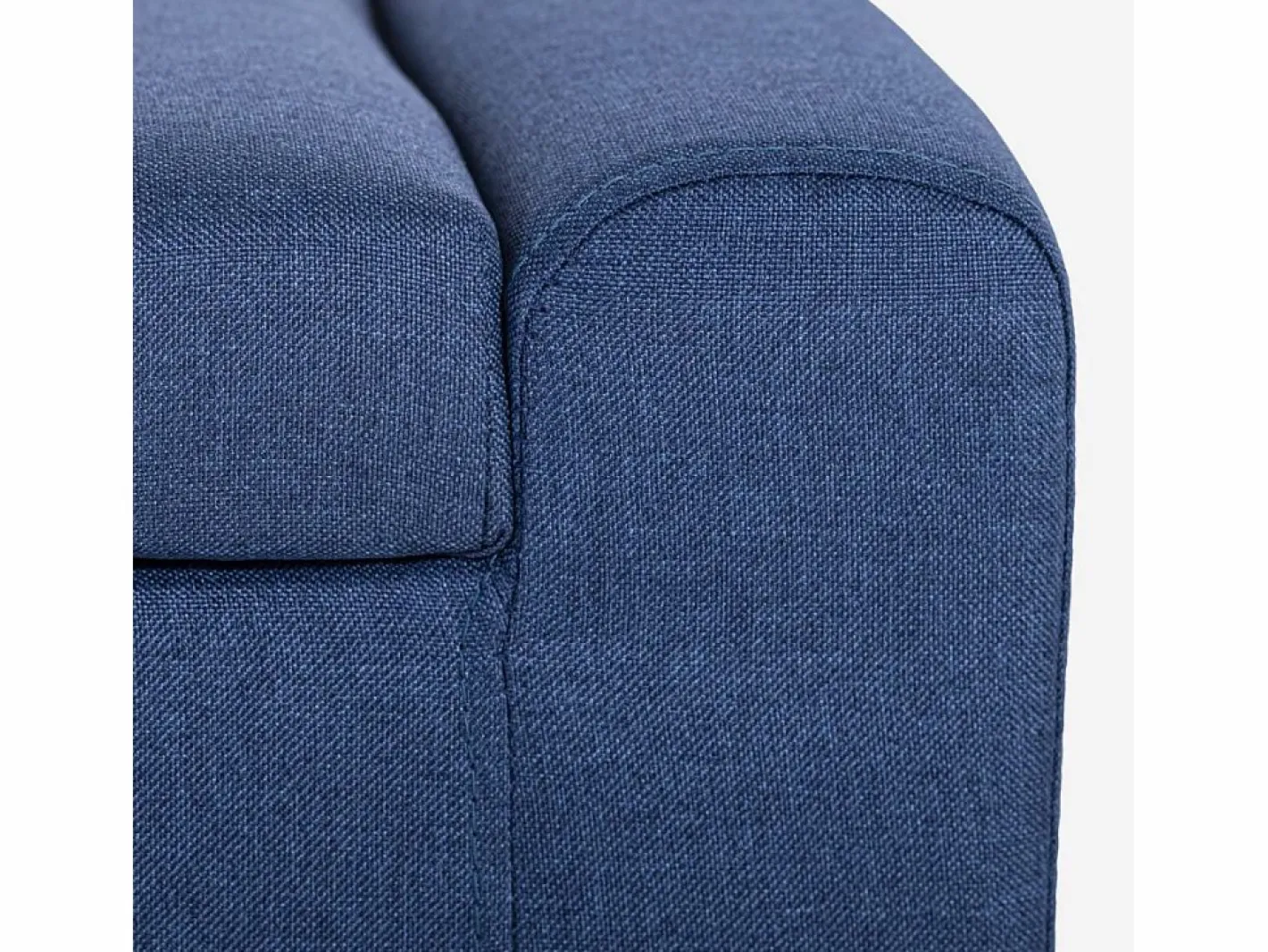 AHD Banco con almacenamiento de tela para dormitorio y recibidor Merak - Marino Azul Best