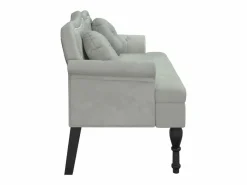 vidaxl Banco Y Pie De Cama|Banco Y Pie De Cama|Banco con cojines 120,5x65x75 cm terciopelo