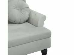 vidaxl Banco Y Pie De Cama|Banco Y Pie De Cama|Banco con cojines 120,5x65x75 cm terciopelo