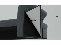 vidaxl Banco Y Pie De Cama|Banco Y Pie De Cama|Banco con cojines Terciopelo Oscuro 120,5x65x75 cm