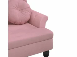 vidaxl Banco Y Pie De Cama|Banco Y Pie De Cama|Banco con cojines terciopelo 120,5x65x75 cm