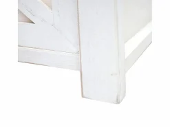 MCW Banco con compartimentos de almacenamiento -H53, Blanco