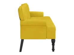 vidaxl Banco Y Pie De Cama|Banco Y Pie De Cama|Banco con respaldo terciopelo 119,5x64,5x75 cm