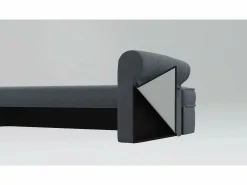 vidaxl Banco con respaldo Terciopelo 119,5x64,5x75 cm Negro Outlet