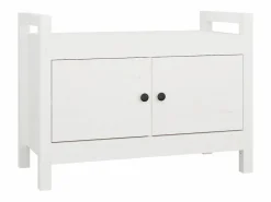 Zapatero|Mueble De Almacenaje|Banco de entrada 80x40x60 cm Madera maciza de pino