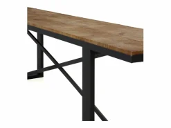 Banco de madera con formas de bloques^ New